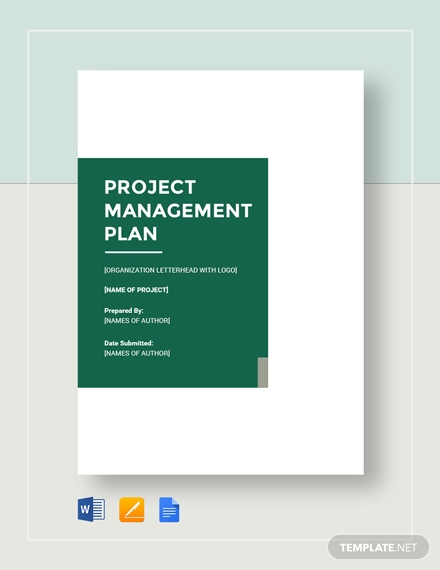 5+ Project Management Plan Templates - Sample, Example, Format