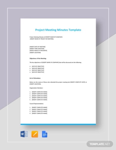 project-meeting-minutes-templates