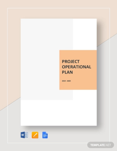 project operational plan template