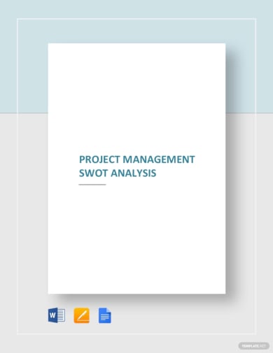 project swot analysis template