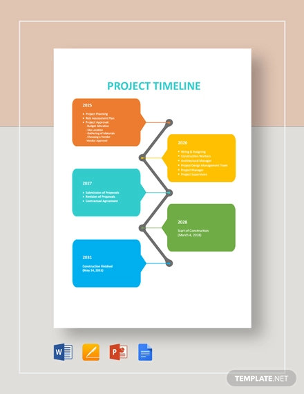 project timeline templates