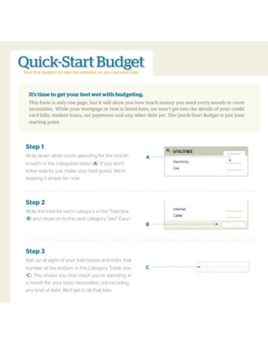 making a personal budget in google docs