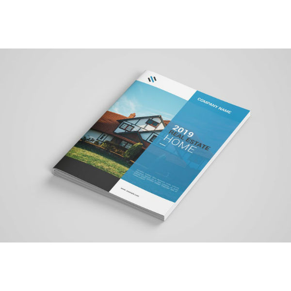 real estate community brochure template