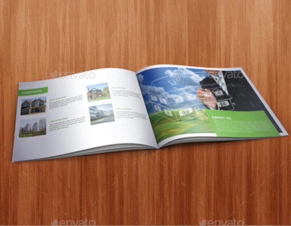real estate indesign catalog template