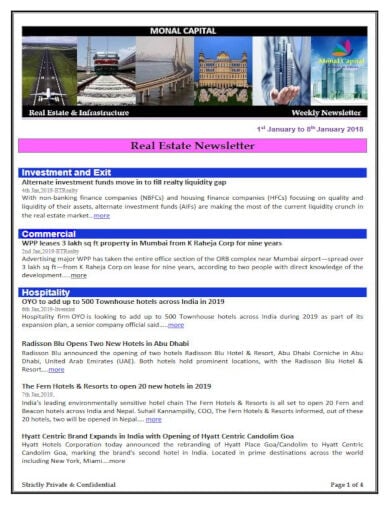 13+ Real Estate Newsletter Templates in PSD | PDF | Google ...
