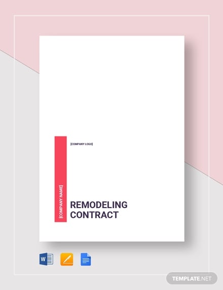 remodeling-contract-template