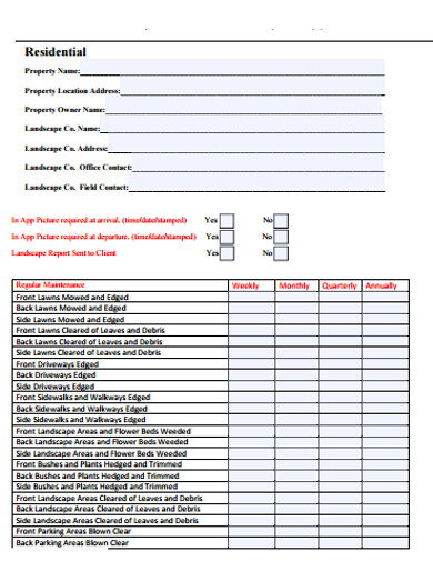residential-annual-work-order-template-
