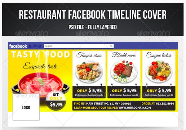 restaurant-facebook-timeline-template