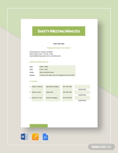 safety-meeting-minutes-template