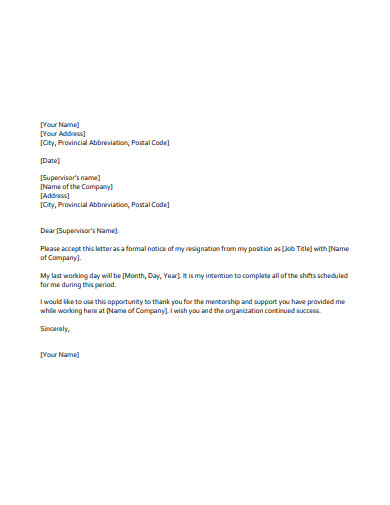 11+ Employment Resignation Letter Templates in Word | PDF | Pages | PDF