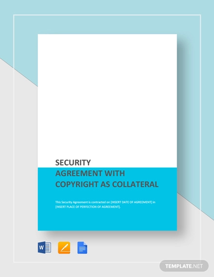security agreement with copyright as collateral template