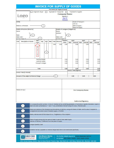 simple black and white tax invoice template