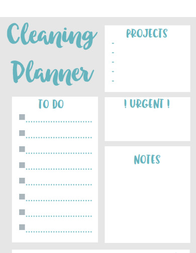 simple-cleaning-planner-example