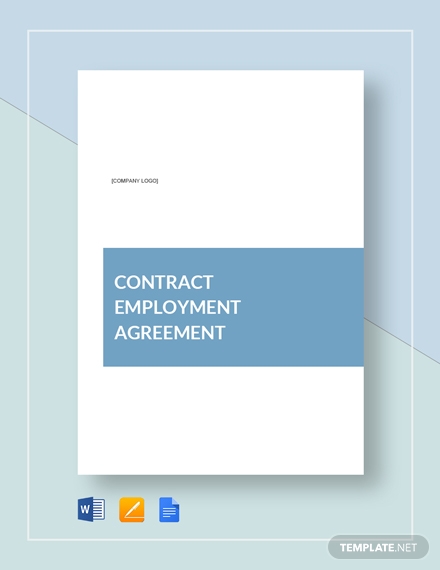 simple contract employment agreement layout