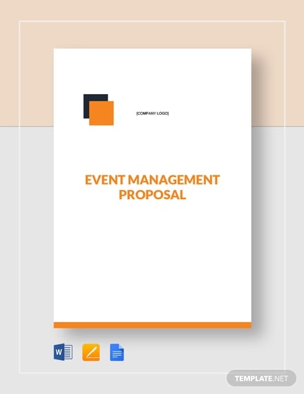 simple event management proposal template