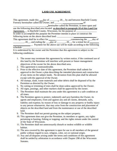 10+ Land Agreement Templates - Google Docs, Word, Pages, PDF | Free ...