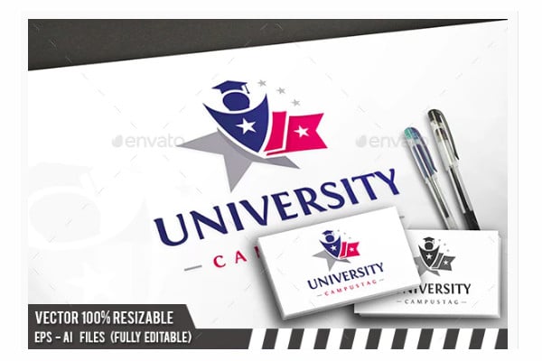 simple-university-college-logo-template