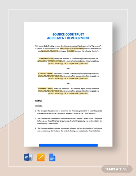 18+ Trust Agreement Templates - PDF, Word