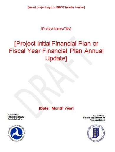 standard financial plan template