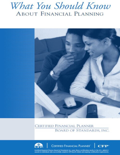 standard financial planning brochure