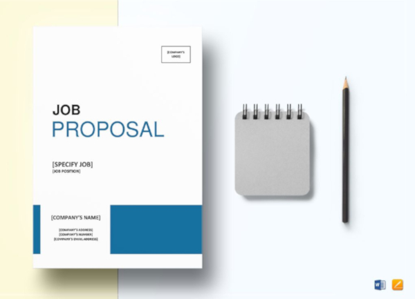 standard job proposal template