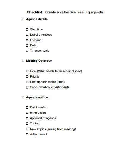 23+ Best Meeting Agenda Templates in Google Docs | Google Sheets | Word ...