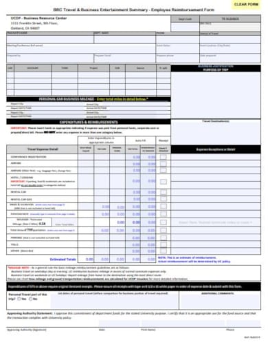 uga travel reimbursement