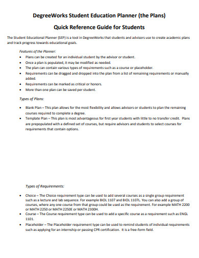 12+ Education Planner Templates - PDF, DOC