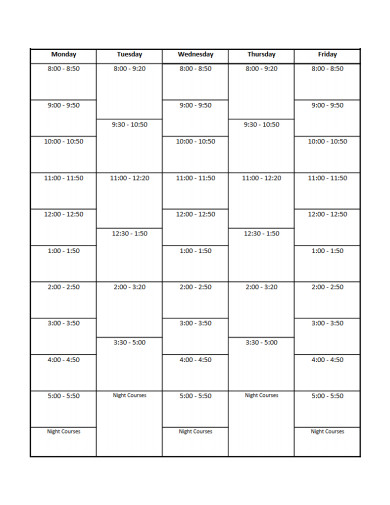 9+ Student Planner Templates - PDF