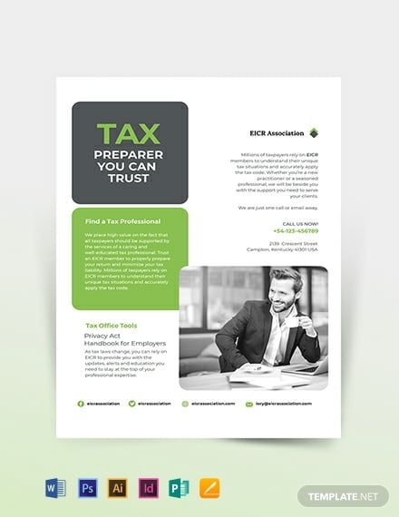 tax-preparer-financial-flyer-layout
