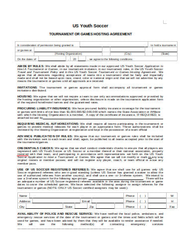 tournment-hosting-agreement