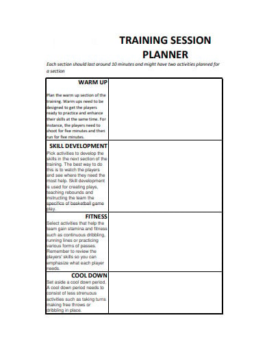 training-session-planner-template