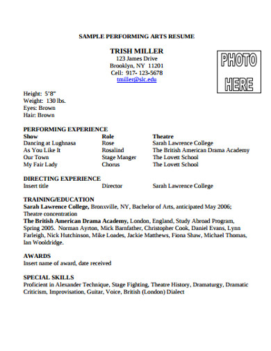 free college application resume template