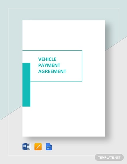vehicle payment agreement
