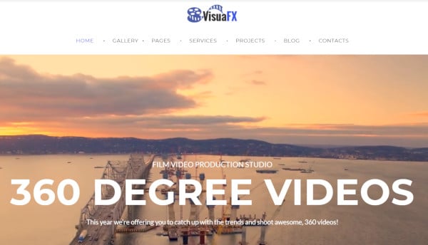 visuafx parallax wordpress theme