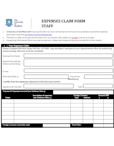 well-documented-staff-travel-allowance-claim-form-template