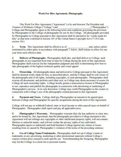 work for hire agreement template
