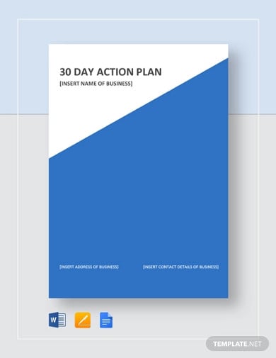 30 day action plan template