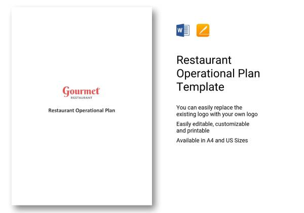 restaurant operational plan