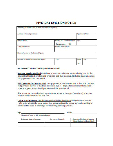 9 eviction notice templates in google docs word pages pdf free