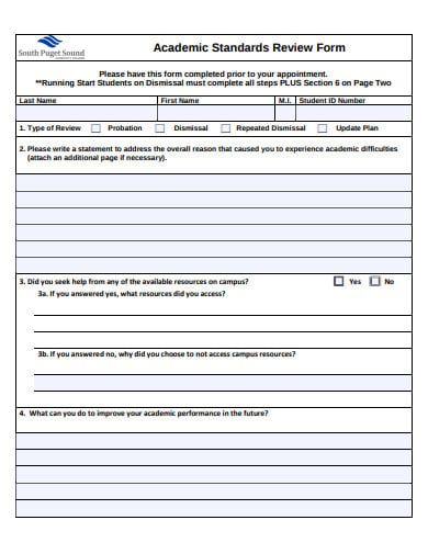 academic-standard-review-form