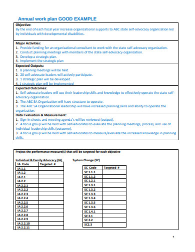 14 annual plan templates in google docs word xls pages google 