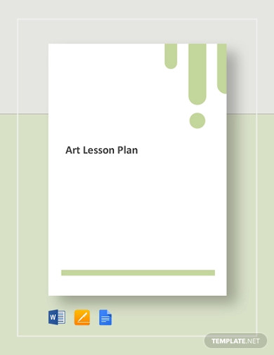 art lesson plan template
