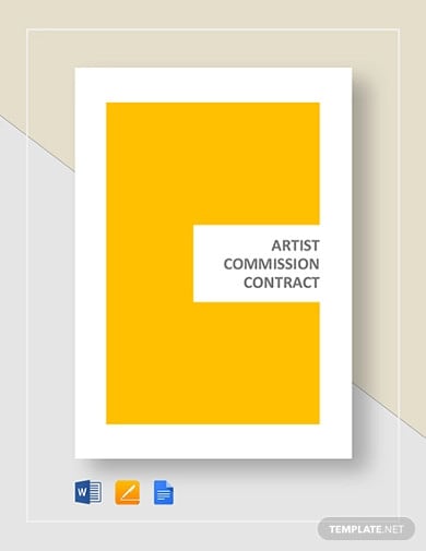 artist commission contract template1