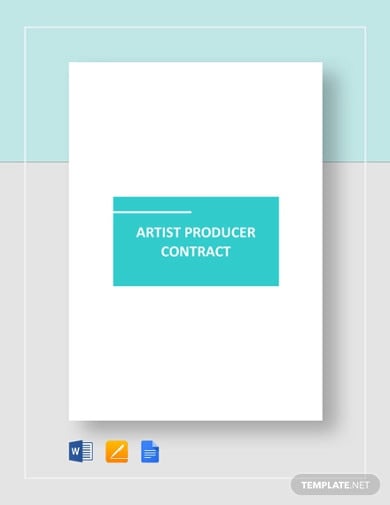 artist producer contract template