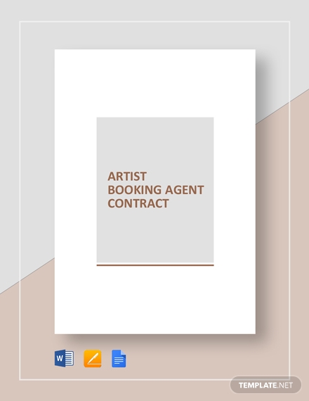 artist-booking-agent-contract