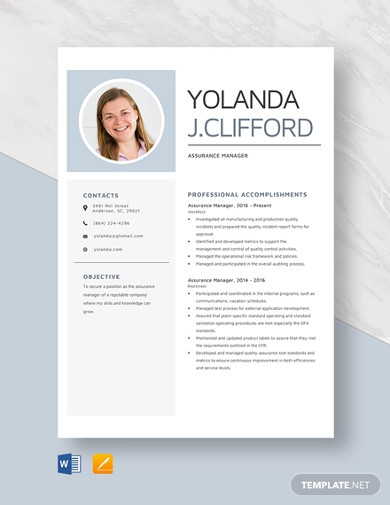 Microsoft Word Resume Template - 59+ Free Samples, Examples, Format ...