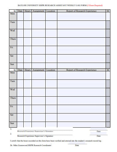 athletic training log sheet templates