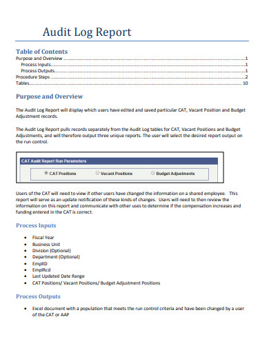 13+ Log Report Templates in Pages | Word | PDF