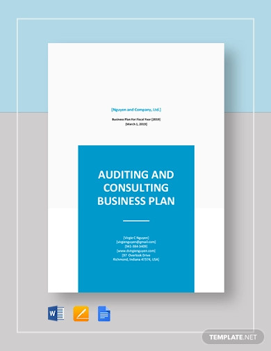 administrative consultant business plan template